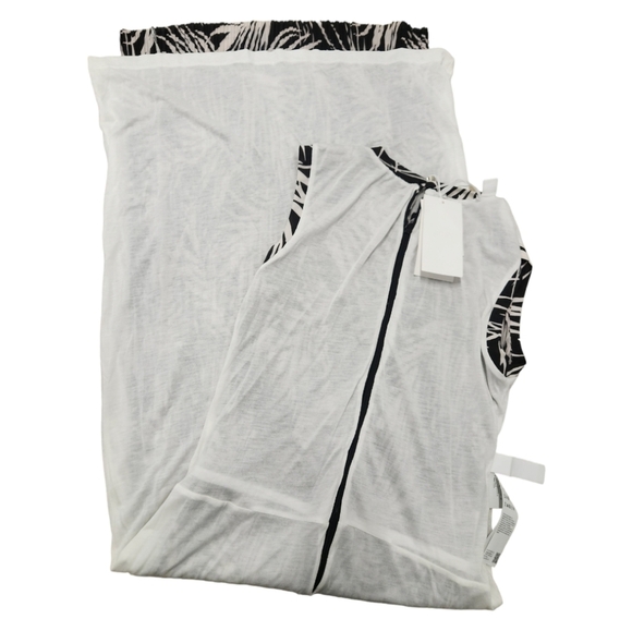 HUGO BOSS EMAGO PALM PRINT DRESS Size SMALL - Picture 16 of 16